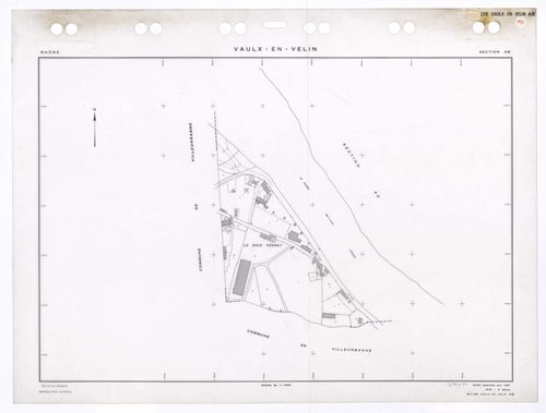 Section AB. Feuille renouvelée pour 1967. 2e édition pour 1979.