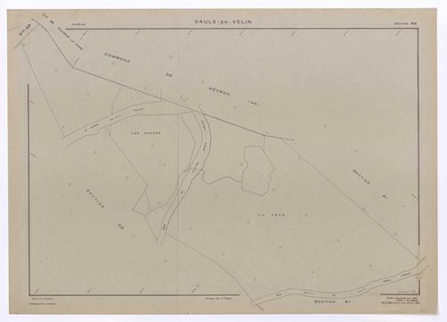 Section AH. Feuille renouvelée pour 1967. 2e édition pour 1979.