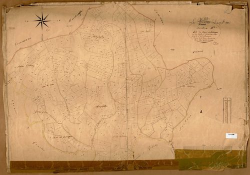 Section A dite du Rozier, feuille n°2 (parcelles 473-834) : section attribuée au Perréon.