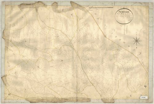 Section A dite de Fontmartin, feuille n°2 (parcelles 47-493).