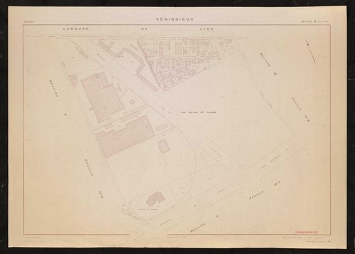 Section B feuille n°1. Plan établi pour 1950. 4e édition à jour pour 1979.