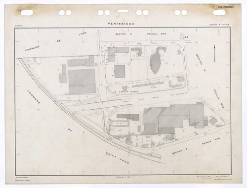 Section A feuille n°6. Plan établi pour 1950. 4e édition à jour pour 1979.