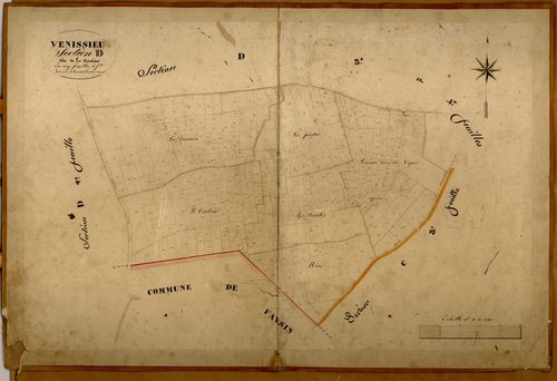 Section D dite de la Corsière, feuille n°5.
