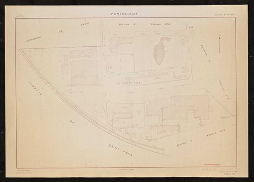 Section A feuille n°6. Plan établi pour 1950. 4e édition à jour pour 1979.