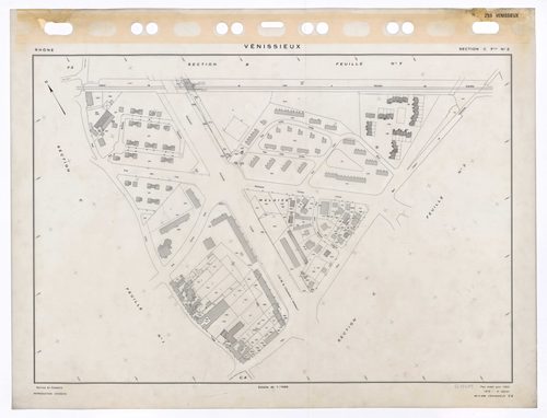 Section C feuille n°2. Plan établi pour 1950. 3e édition à jour pour 1979.