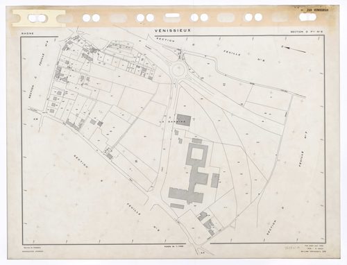 Section D feuille n°9. Plan établi pour 1950. 2e édition à jour pour 1979.