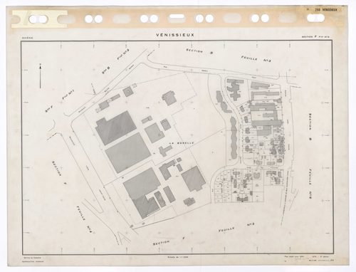 Section F feuille n°2. Plan établi pour 1950. 3e édition à jour pour 1979.