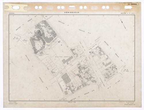 Section C feuille n°4. Plan établi pour 1950. 2e édition à jour pour 1979.