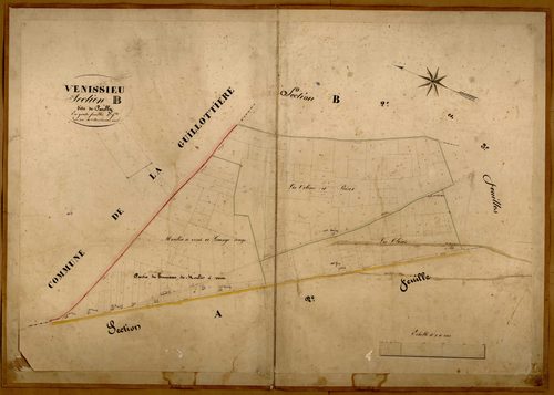 Section B dite de Parilly, feuille n°1.