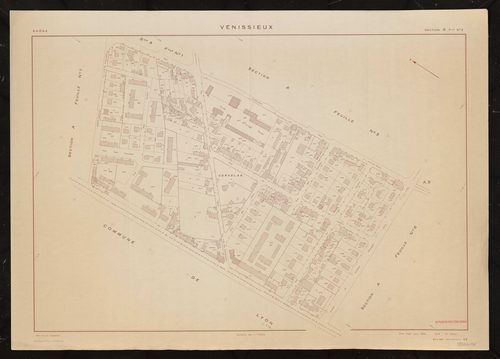 Section A feuille n°2. Plan établi pour 1950. 4e édition à jour pour 1979.