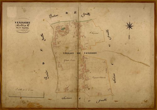Section C dite de Venissieu, feuille n°1.