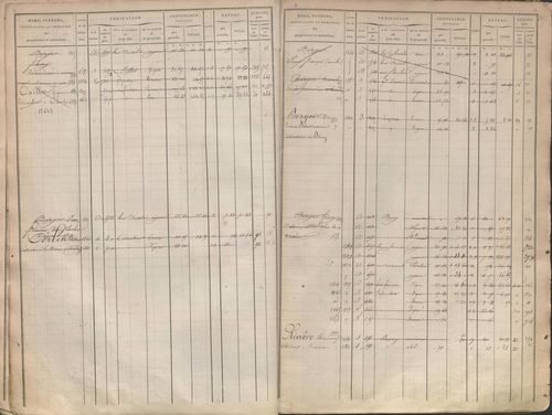 État de sections et matrice des propriétés foncières.