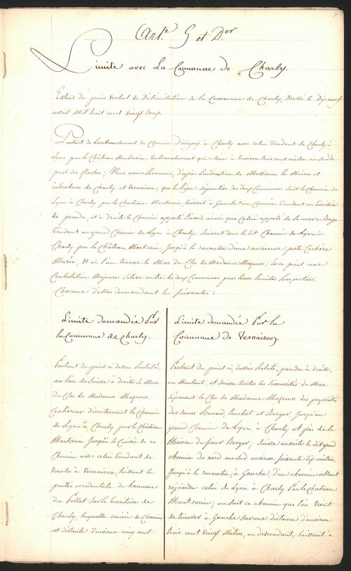 Vernaison, 22 avril 1822.