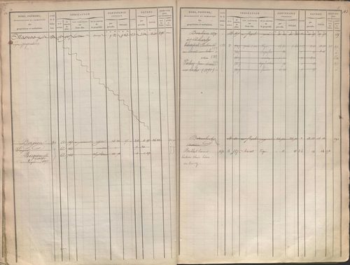 État de sections et matrice des propriétés foncières.
