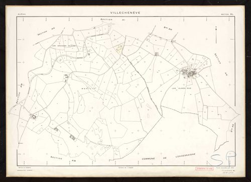 Section AL. Feuille renouvelée pour 1970.