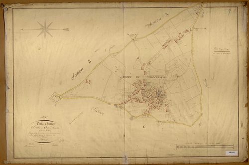 Section C dite de Mont-Lit, feuille n°1 (parcelles 1-320).