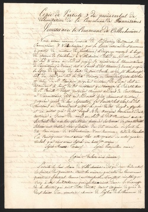 Villechenève, 28 février 1826.