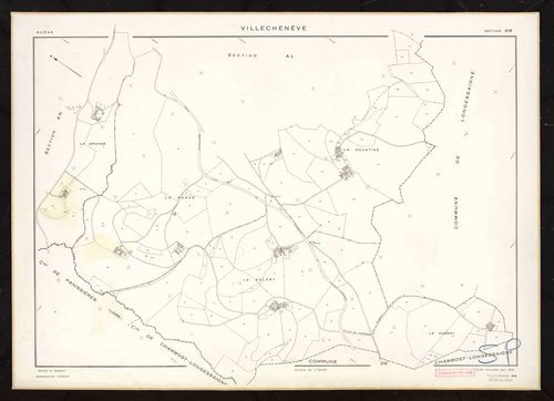 Section AM. Feuille renouvelée pour 1970.