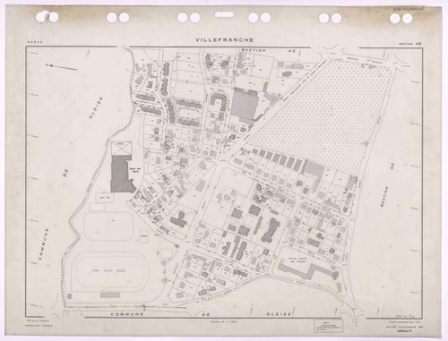 Section AB.Feuille renouvelée pour 1970. Edition à jour pour 1992.
