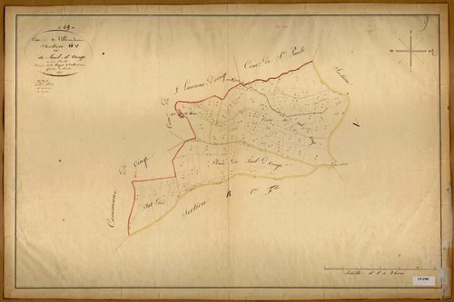 Section G dite du Saul-d'Oingt, feuille unique (parcelles 1-179).