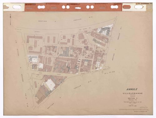 Section K feuille n°2. Feuille dressée en 1812, mise à jour pour 1944. 2e édition à jour pour 1979. Plan annulé.