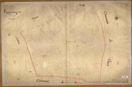 Section D dite du Chef-Lieu, feuille n°2.