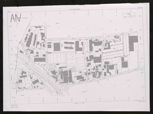 Section AN. Feuille remaniée pour 2001.