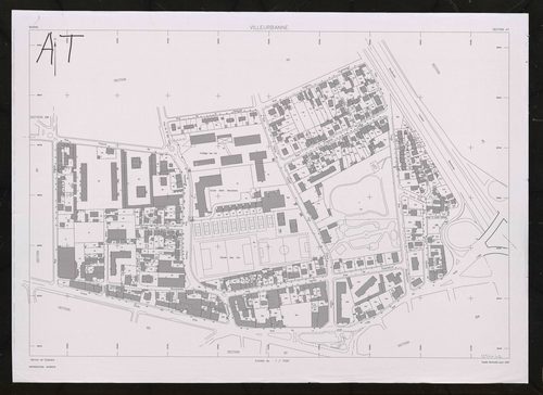 Section AT. Feuille remaniée pour 2001.