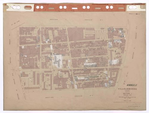 Section I feuille n°2. Feuille dressée en 1812, mise à jour pour 1944. 3e édition à jour pour 1979. Plan annulé.