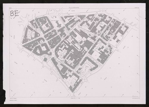 Section BE. Feuille remaniée pour 2001.