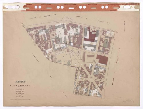 Section H feuille n°1. Plan révisé pour 1944. 4e édition à jour pour 1979. Plan annulé.