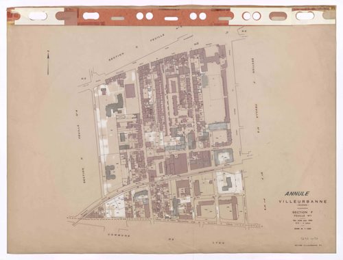 Section F feuille n°1. Plan révisé pour 1944. 4e édition à jour pour 1979. Plan annulé.