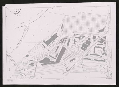 Section BX. Feuille remaniée pour 2001.
