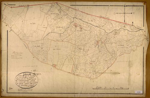 Section K dite de Corcelette, feuille unique (parcelles 1-792).