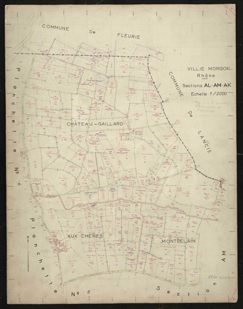 Sections AK, AL, AM : planchette n°7.