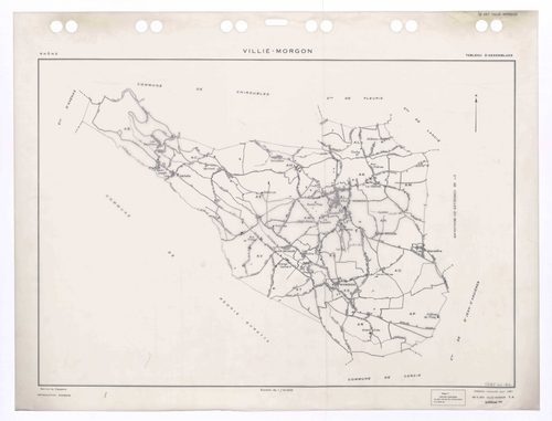 Tableau d'assemblage (TA). Cadastre renouvelé pour 1961. Edition à jour pour 1992.