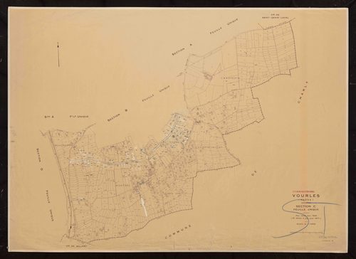Section C feuille unique. Plan révisé pour 1948. 2e édition à jour pour 1977.