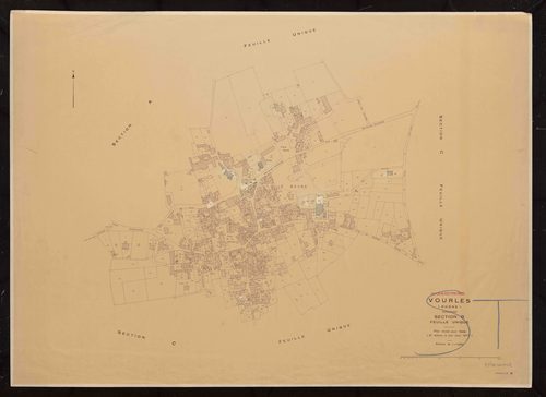 Section B feuille unique. Plan révisé pour 1948. 2e édition à jour pour 1977.
