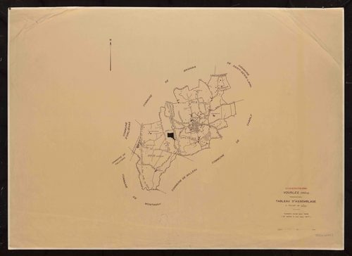 Tableau d'assemblage (TA). Cadastre révisé pour 1947. 2e édition à jour pour 1977.