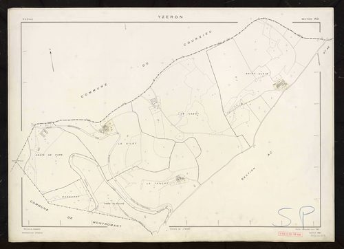 Section AD. Feuille renouvelée pour 1961.