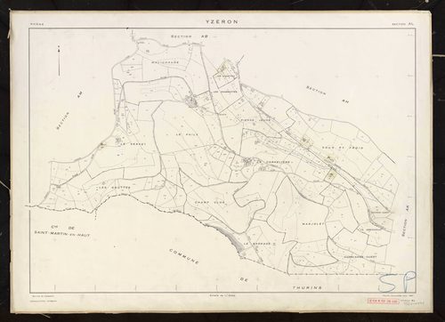 Section AL. Feuille renouvelée pour 1961.