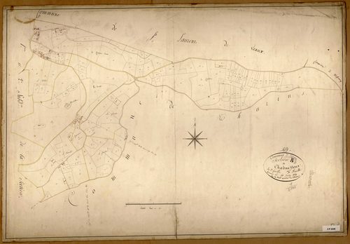 Section B dite de Chateau-Vieux, feuille n°3.