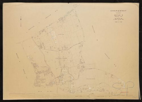 Section B 3e feuille. Plan révisé pour 1938. 2e édition à jour pour 1979.