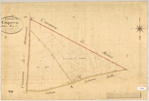 Section A dite Daillon, feuille n°1.