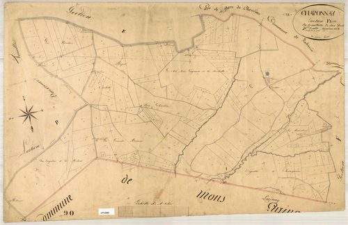 Section F dite des Romatières, feuille n°2.