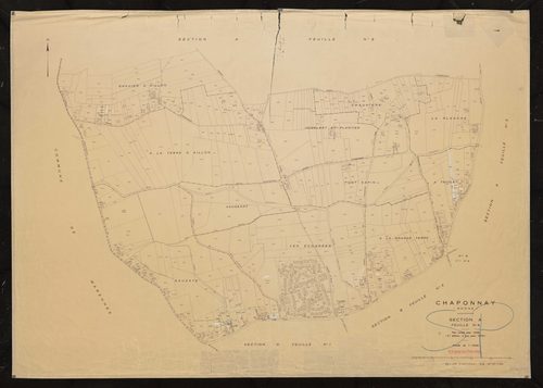 Section A 4e feuille. Plan révisé pour 1938. 2e édition à jour pour 1979.
