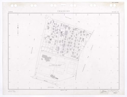 Section BX. Feuille remaniée pour 1994.