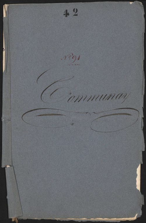 Communay, 18 mai 1829.
