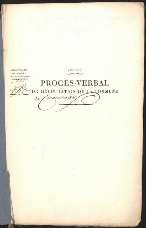 Communay, 18 mai 1829.