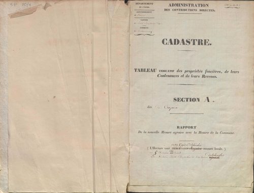 État de sections.